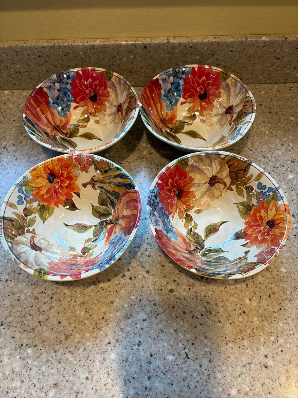 Member’s Mark Harvest Melamine Dinnerware, **Originally 4 Place Setting**